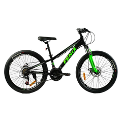 Велосипед Corso 24" дюйма «Fenix» FX-24650 рама алюминиевая 11’’, оборудование Saiguan 21 скорость