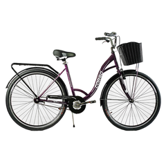 Велосипед Corso FORTUNA, 28" сталь, рама 20", односкоростной фиолетовый (FR-28408)