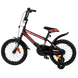 Велосипед Corso ST 16", сталь, ножные тормоза, противоударные диски с усиленной спицей, черно-красный - 2