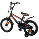 Велосипед Corso ST 16", сталь, ножные тормоза, противоударные диски с усиленной спицей, черно-красный - 3