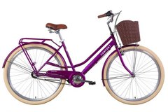 Велосипед 28 "Dorozhnik COMFORT FEMALE сталь, планетарна втулка 3 швидкості, фіолетовий 2024