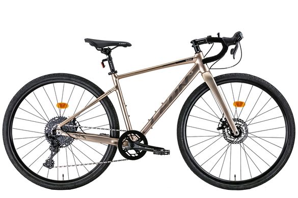 Велосипед 28" Leon GR-80 DD рама- 2022 (біжевий з сірим)