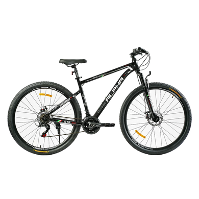 Велосипед Corso Alpha, 29", сталь, дискові гальма, рама 19" чорний ( LF-29477)