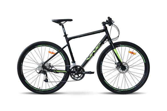 Велосипед VNC SweepRacer A4, 28" чорний з зеленим 2023