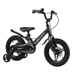 Велосипед Corso Revolt 14", магниевая рама, дисковые тормоза, литые диски черный