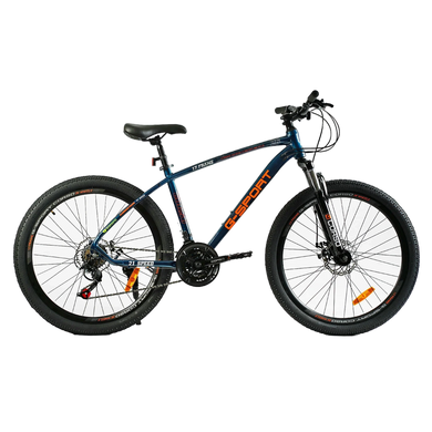 Велосипед CORSO «G-SPORT» 26" дюймов G-26168 рама алюмінієва 13``, обладнання Shimano 21 швидкість, 13" (130-145 см), 130-145 см, ХХS (Ваш зріст 130-145 см)