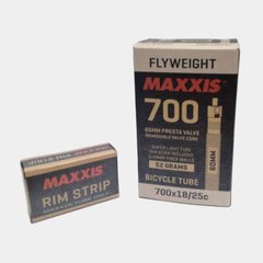 Камера Maxxis Flyweight (IB69878200) 700x18/25C FV L:60мм + фліпер (4717784027005)