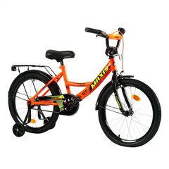 Велосипед Corso Maxis 20", сталь, ножные тормоза, сиденье с ручкой оранжевый