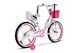 Велосипед VNC 20" Miss, 2019-FA-WB, 30см белый с голубым и розовым - 3
