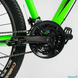 Велосипед Corso "Leroi" 27.5" LR-27677 рама алюмінієва 19``, обладнання L-TWOO 27 швидкостей, вилка MOMA, зелений з синім - 6