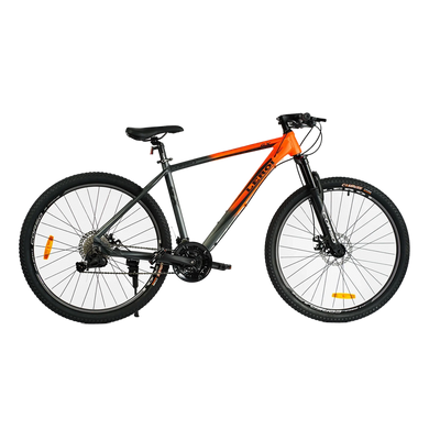 Велосипед Corso Leroi 27.5", рама алюмінієва 19", обладнання L-TWOO 27 швидкостей, вилка MOMA, помаранчевий з чорним (LR-27899)