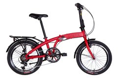 Велосипед 20" Dorozhnik ONYX, складной, 7 скоростей, красный (м) 2022