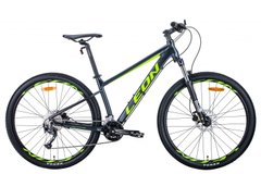 Велосипед 27.5" Leon XC-70 2021 (антрацитово-жовтий з чорним (м))