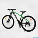 Велосипед Corso "Magnus" 29" MG-80055 рама алюмінієва 19", гідравлічні гальма Shimano, обладнання L-TWOO 27 швидкостей, зелений з чорним - 3