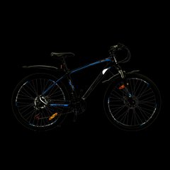 Велосипед CROSS Tracker 27.5" рама - 17" чорний-синій