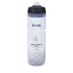 Фляга Zefal Arctica Pro термос пластик / пластик, кришка Lock-Cap System, сріблясто-чорна