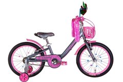 Велосипед 18" Formula CHERRY 2022 (темно-серый с розовым)
