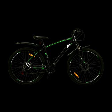 Велосипед CROSS Tracker 27.5" рама - 17" чорний-зелений