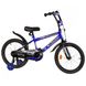 Велосипед Corso STRIKER 18", сталь, ножные тормоза, синий с черным - 1