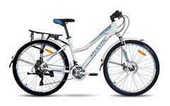 Велосипед 26" Atlantic Canaria NX, алюминий, рама 16' бело-голубой