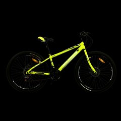Велосипед CROSSBIKE Spark D 26" рама 13" Неоновый-Желтый