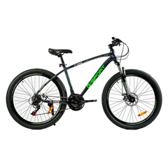 Велосипед CORSO «G-SPORT» 26" дюймов G-26235 рама алюмінієва 17``, обладнання Shimano 21 швидкість, 17" (150-165 см), 150-165 см, S (Ваш зріст 150-165 см)