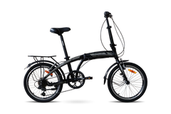 Велосипед складний VNC Midway А2 20" чорний з білим 2023