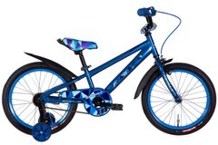 Велосипед ST 18" Formula SPORT с крылом Pl 2022 (синий с голубым)
