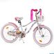 Велосипед Corso Sweety 20", алюминиевая рама, ножные тормоза, бело-розовый - 1