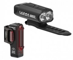 Комплект світла Lezyne Micro Drive 600XL/Strip чорний
