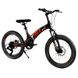Велосипед 20" CORSO T-REX магнієва рама, обладнання MicroShift, 7 швидкостей, чорно-червоний (70432) - 3