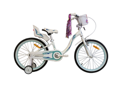 Велосипед VNC 16" Miss 1619-FA-WB, 22см бело-голубой