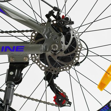 Велосипед Corso «SkyLine» 24" SL- 24213 рама алюмінієва 11’’, обладнання Shimano 21 швидкість
