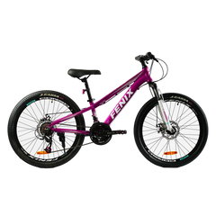 Велосипед Corso 24" дюйма «Fenix» FX-24459 рама алюминиевая 11’’, оборудование Saiguan 21 скорость