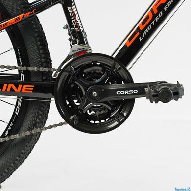 Велосипед Corso «SkyLine» 24" SL- 24362 рама алюмінієва 11’’, обладнання Shimano 21 швидкість