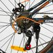 Велосипед Corso «Gravity» 24" дюйма GR-24005 рама алюминиевая 12’’, оборудование Shimano 21 скорость, оранжевый с черным - 6