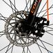 Велосипед Corso «Gravity» 24" дюйма GR-24005 рама алюминиевая 12’’, оборудование Shimano 21 скорость, оранжевый с черным - 4