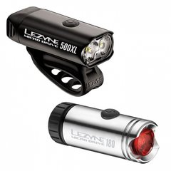 Комплект світла Lezyne Micro Drive 500XL / Micro Drive сріблястий