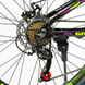 Велосипед Corso «Gravity» 24" дюйма GR-24191 рама алюминиевая 12’’, оборудование Shimano 21 скорость, черный с желтым и малиновым - 6