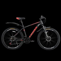 Велосипед Cross Forest 27.5" рама - 18" чорно-червоний