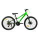 Велосипед Corso «Gravity» 24" дюйма GR-24275 рама алюминиевая 12’’, оборудование Shimano 21 скорость, черный с зеленым - 1