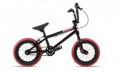 Велосипед BMX 12" Stolen AGENT BLACK W/ DARK RED TIRES 2021