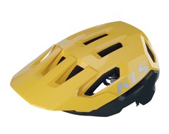 Шлем трейловый KLS Dare 2 желтый  магнитная застежка