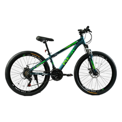 Велосипед CORSO «PULSAR» 26" PL-26298 рама алюминиевая 13’’, оборудование Shimano 21 скорость