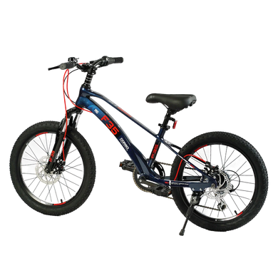 Велосипед 20" Corso F35, магнієва рама, 7 швидкостей, Shimano синій (MG-20563)