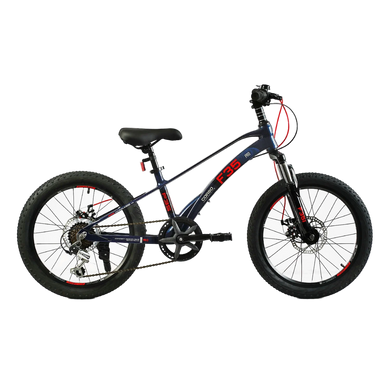 Велосипед 20" Corso F35, магниевая рама, 7 скоростей, Shimano синий (MG-20563)
