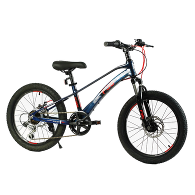 Велосипед 20" Corso F35, магниевая рама, 7 скоростей, Shimano синий (MG-20563)
