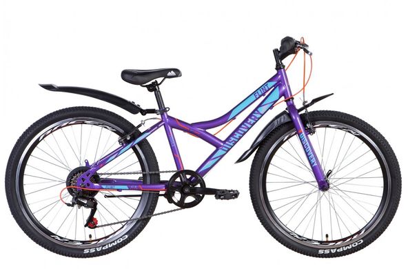 Велосипед 24 "Discovery FLINT фіолетовий 2 021
