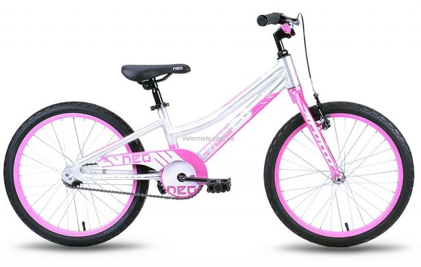 Велосипед 20" Apollo Neo girls белый/розовый