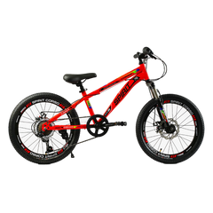 Велосипед CORSO SPIRIT 20" TK - 20697 рама сталева 12``, 7 швидкостей Shimano, червоний